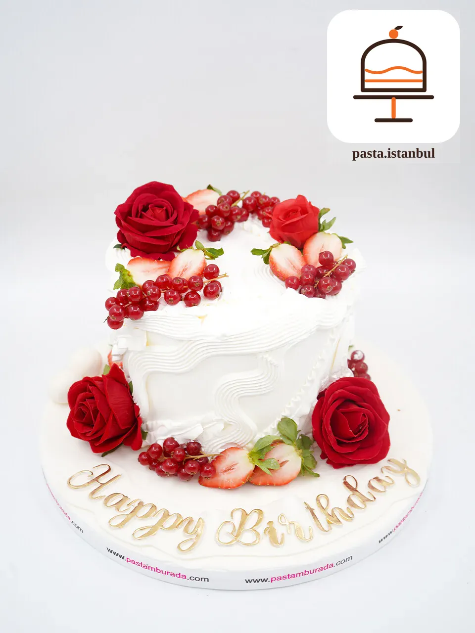 Gül Detay Naked Cake
