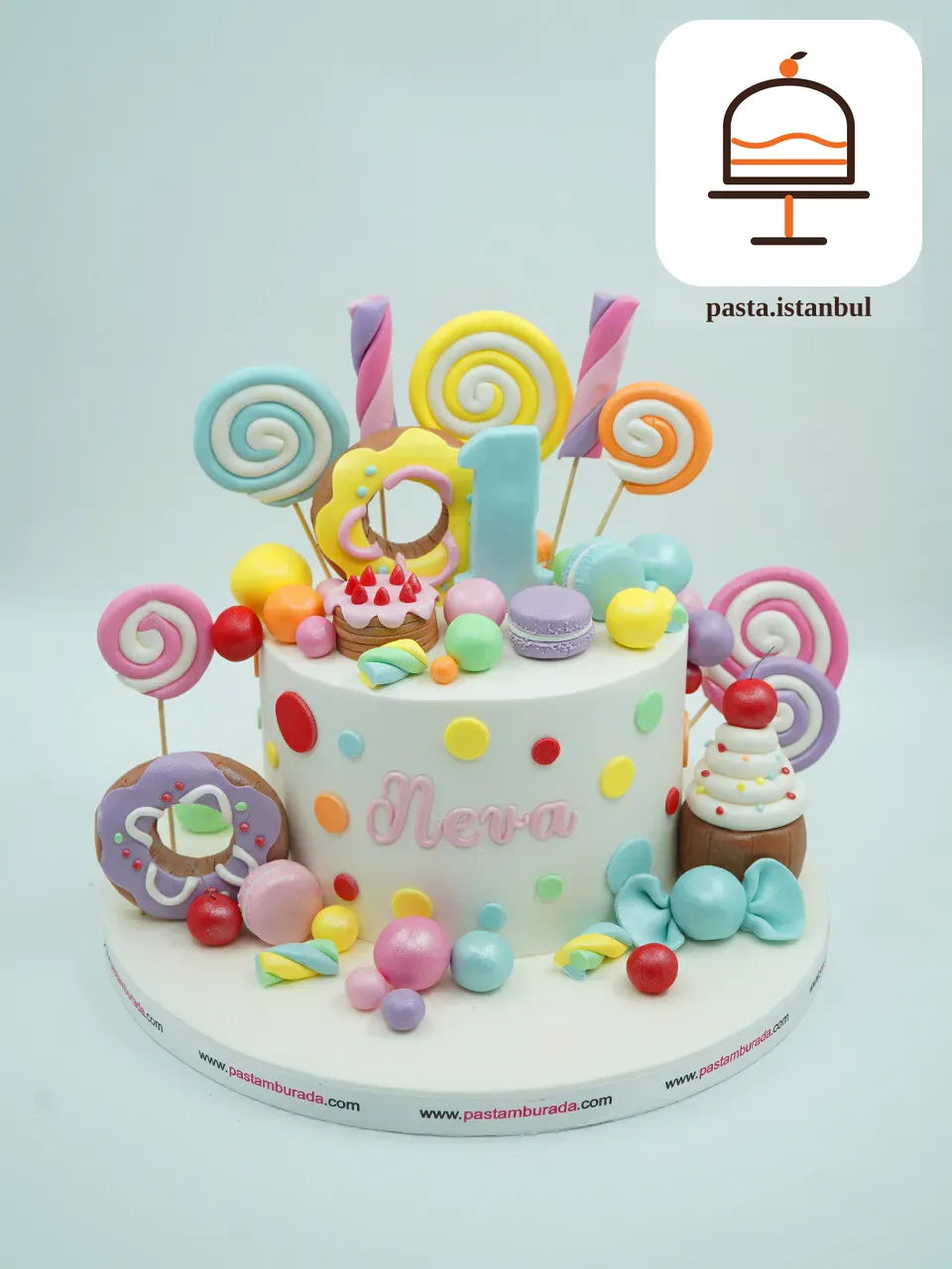 Şekerleme Ve Donut Tasarım Pasta