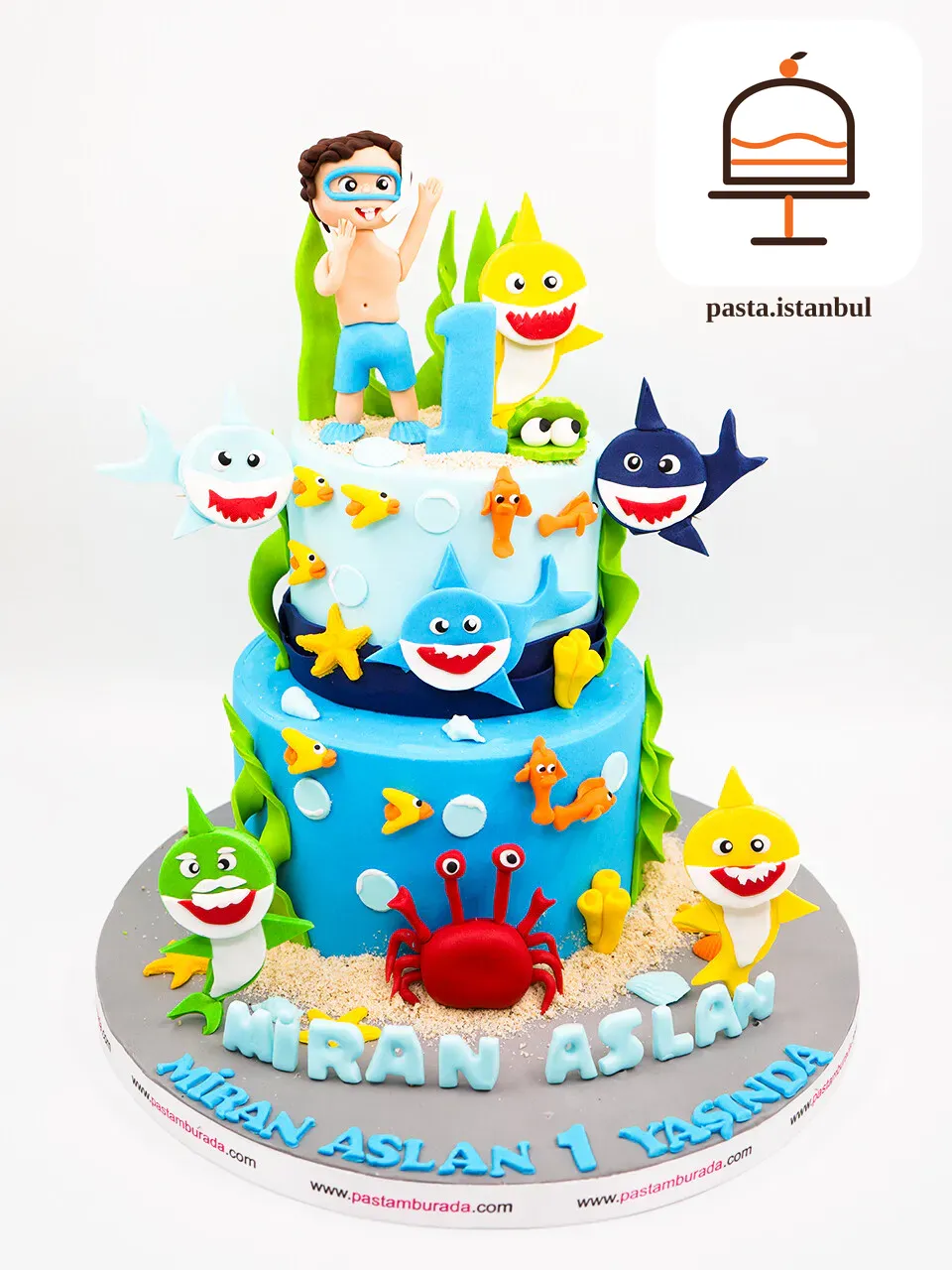 Baby Shark Konsept Pasta