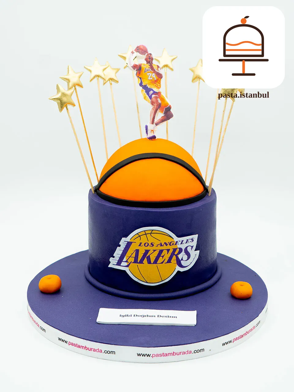 Lakers Basketbol Konsept Pasta