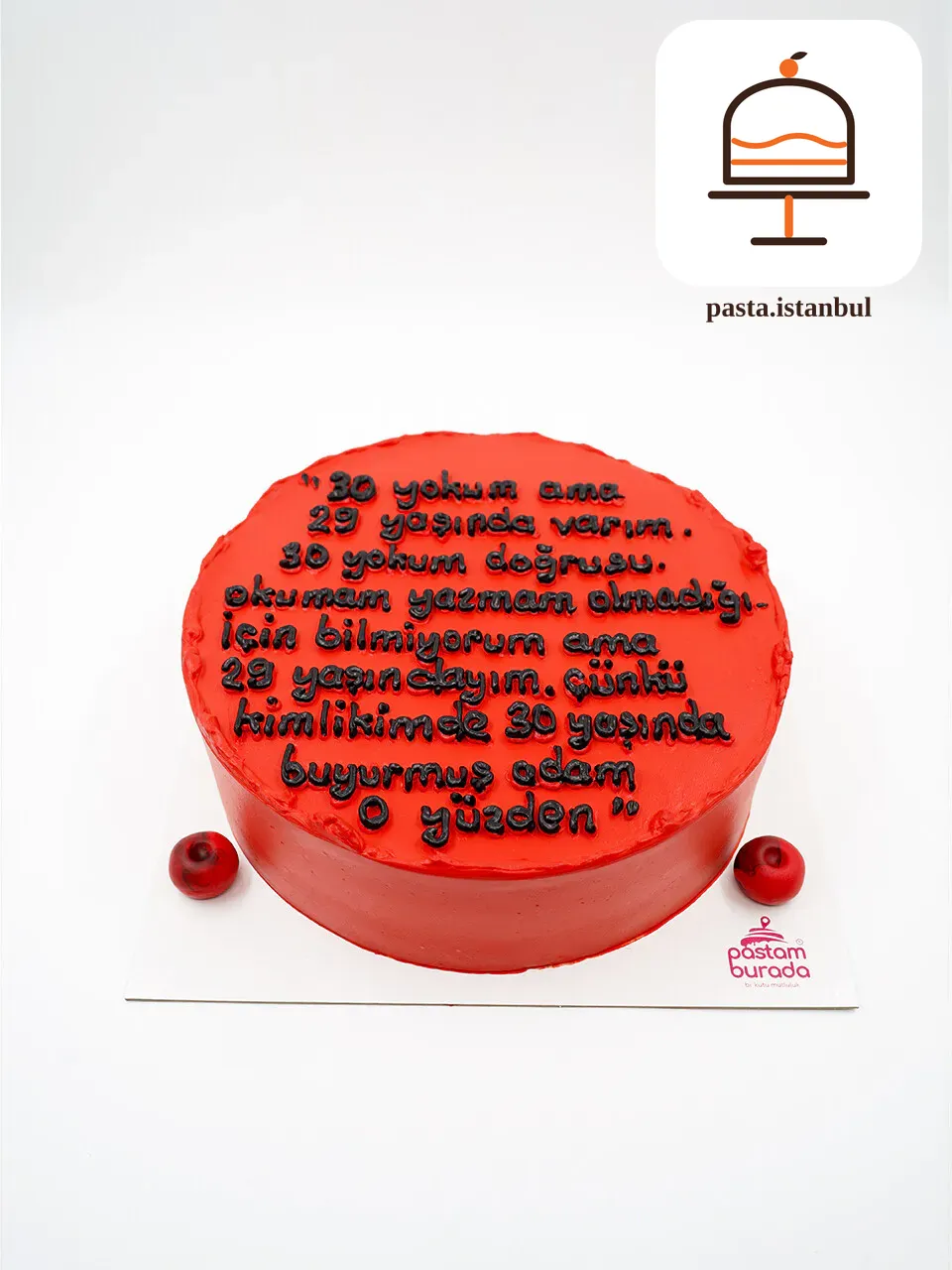 Kırmızı Naked Cake
