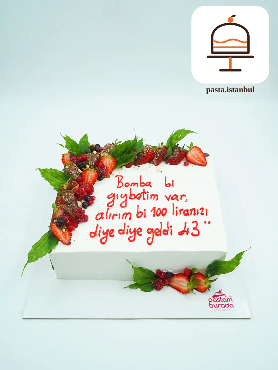 Orman Meyve Süslemeli Naked Pasta