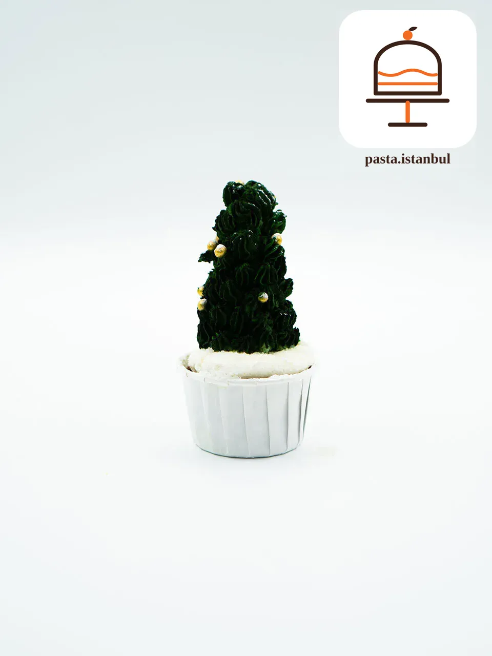 Yılbaşı Ağaç Konsept Cupcake