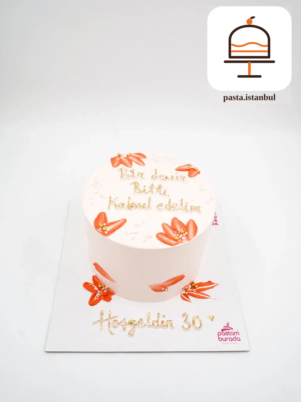 Çiçek Süsleme Naked Cake