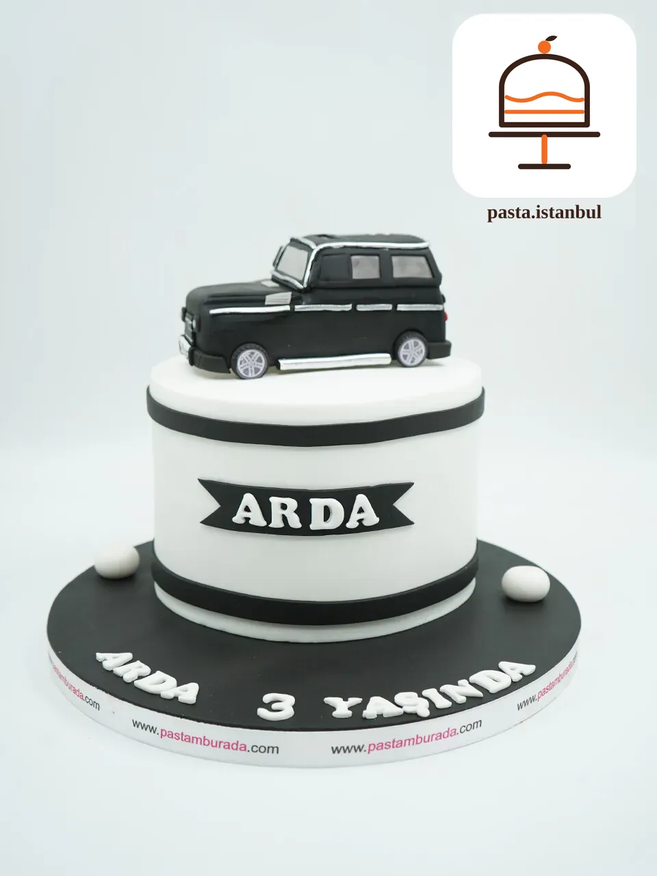 Mercedes Araba Detaylı Butik Pasta