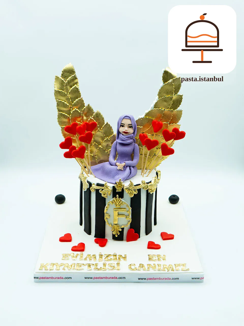 Kanat Detaylı Kadın Figür Pasta