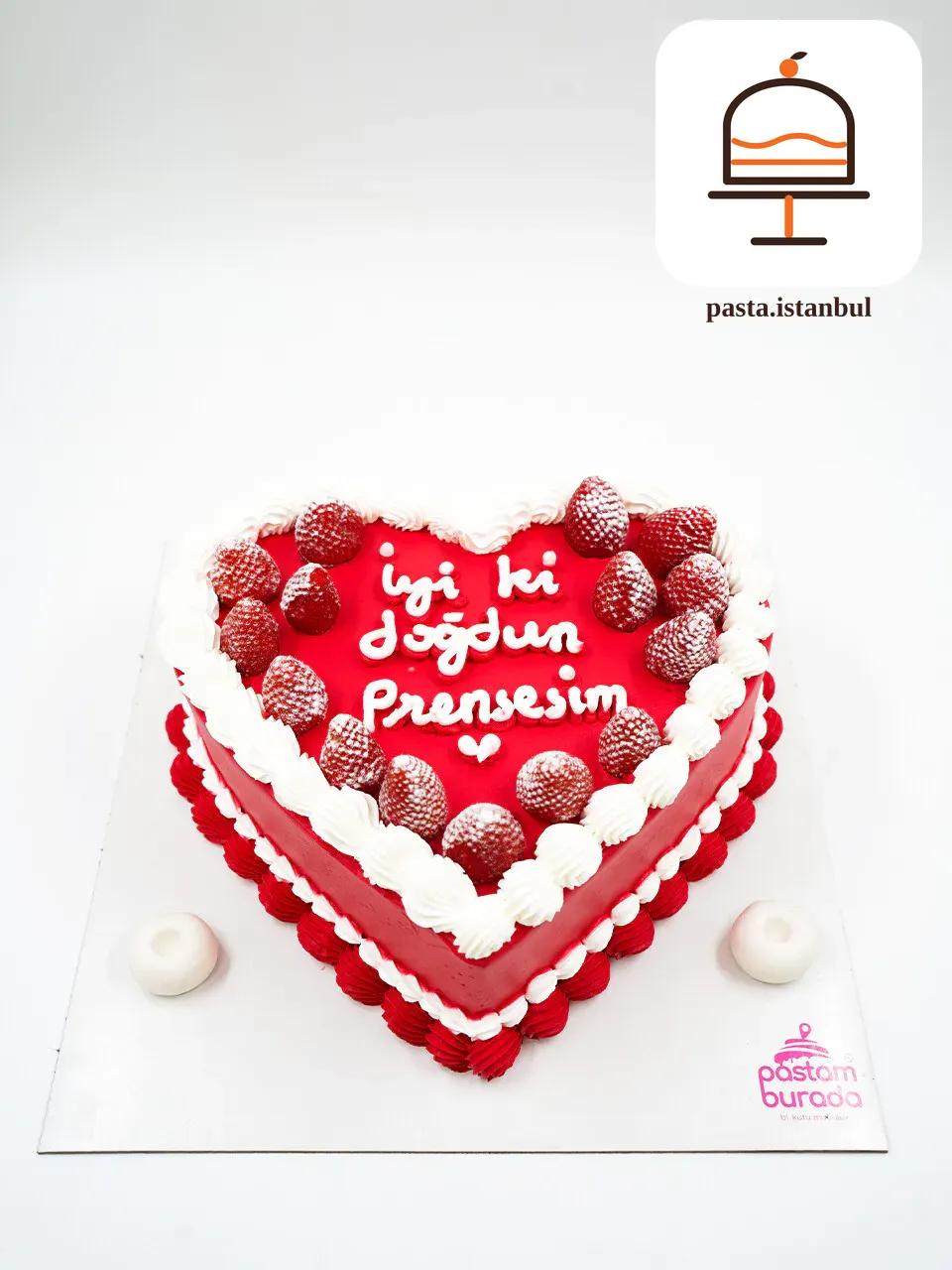 Çilek Detay Naked Cake