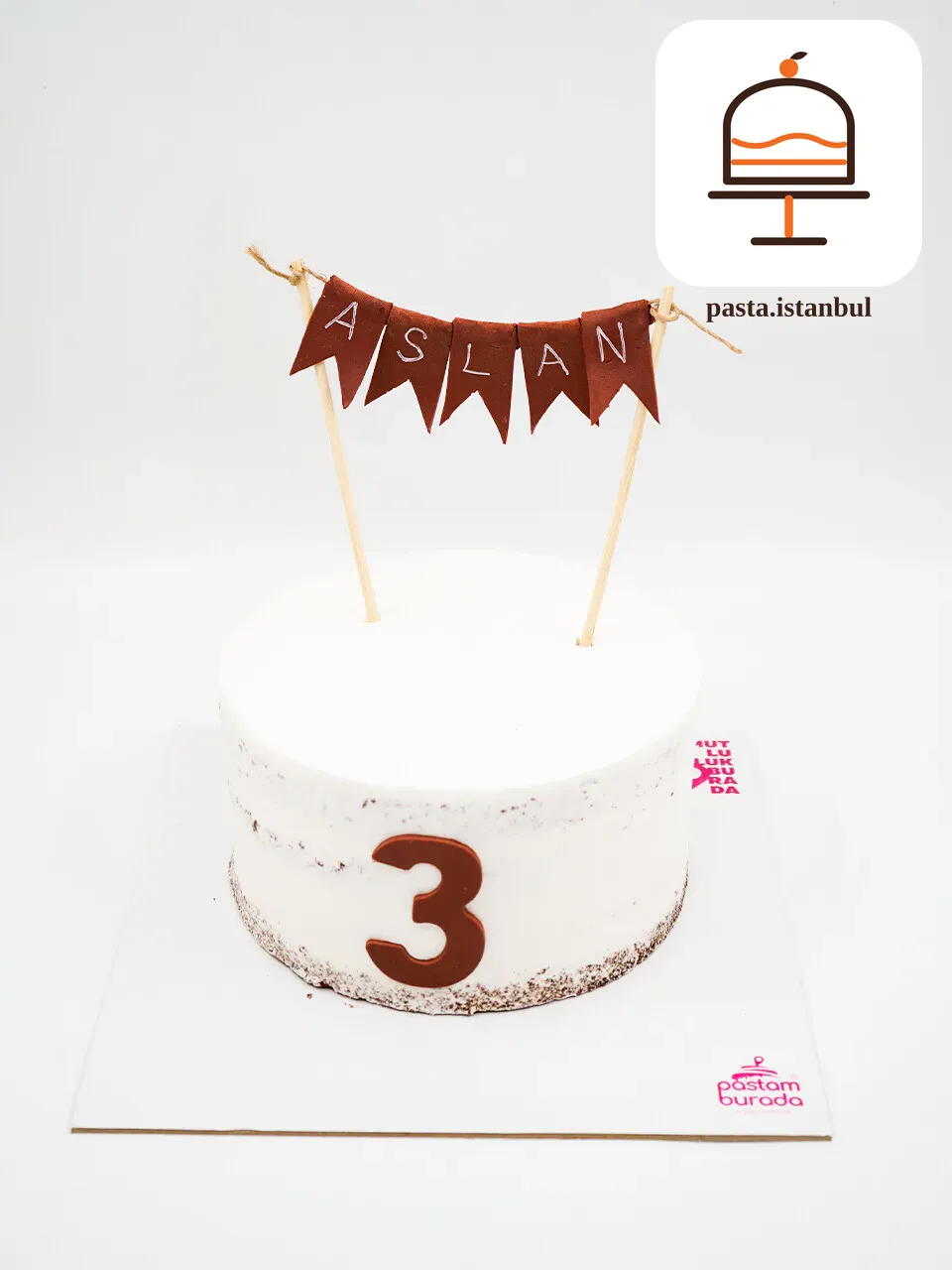 İsim Ve Rakam Detay Naked Cake