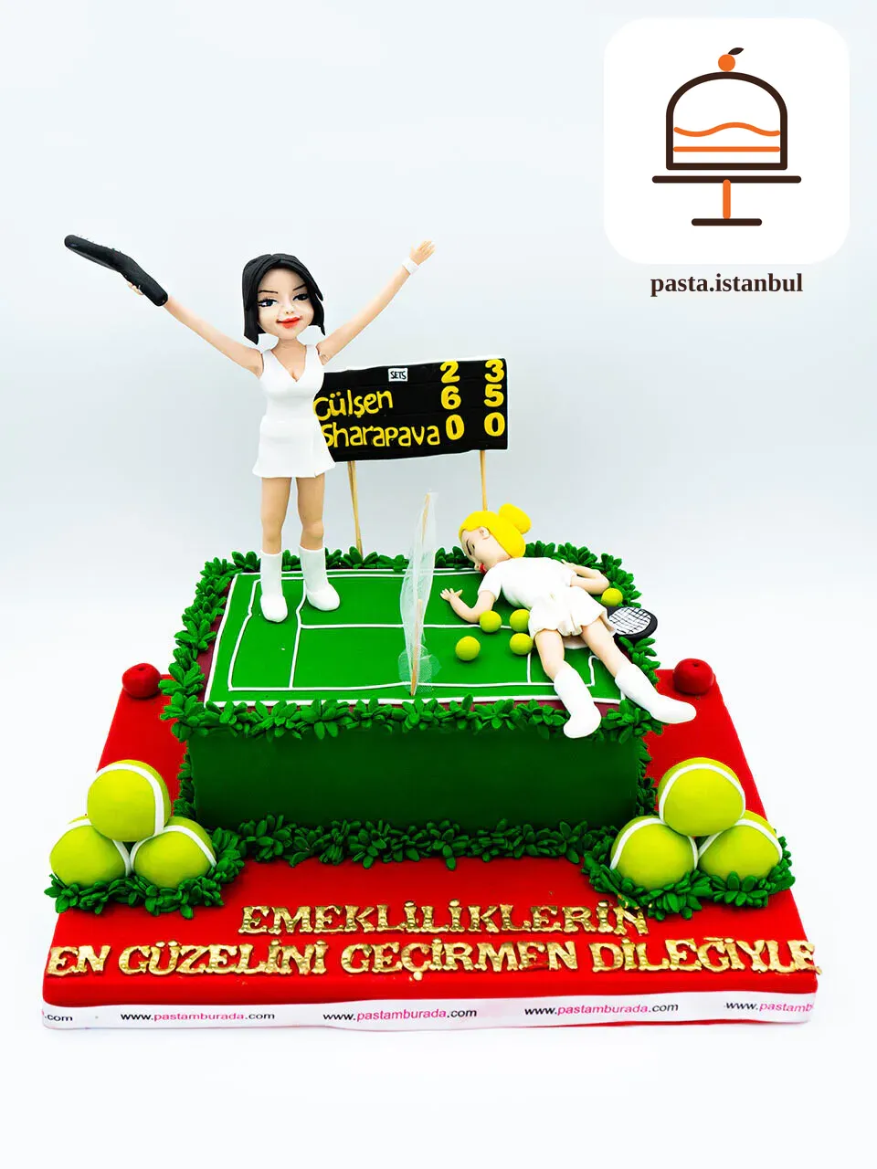 Tenis Kort Konsept Pasta