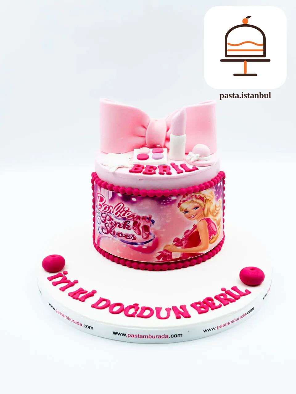 Barbie Temalı Konsept Pasta