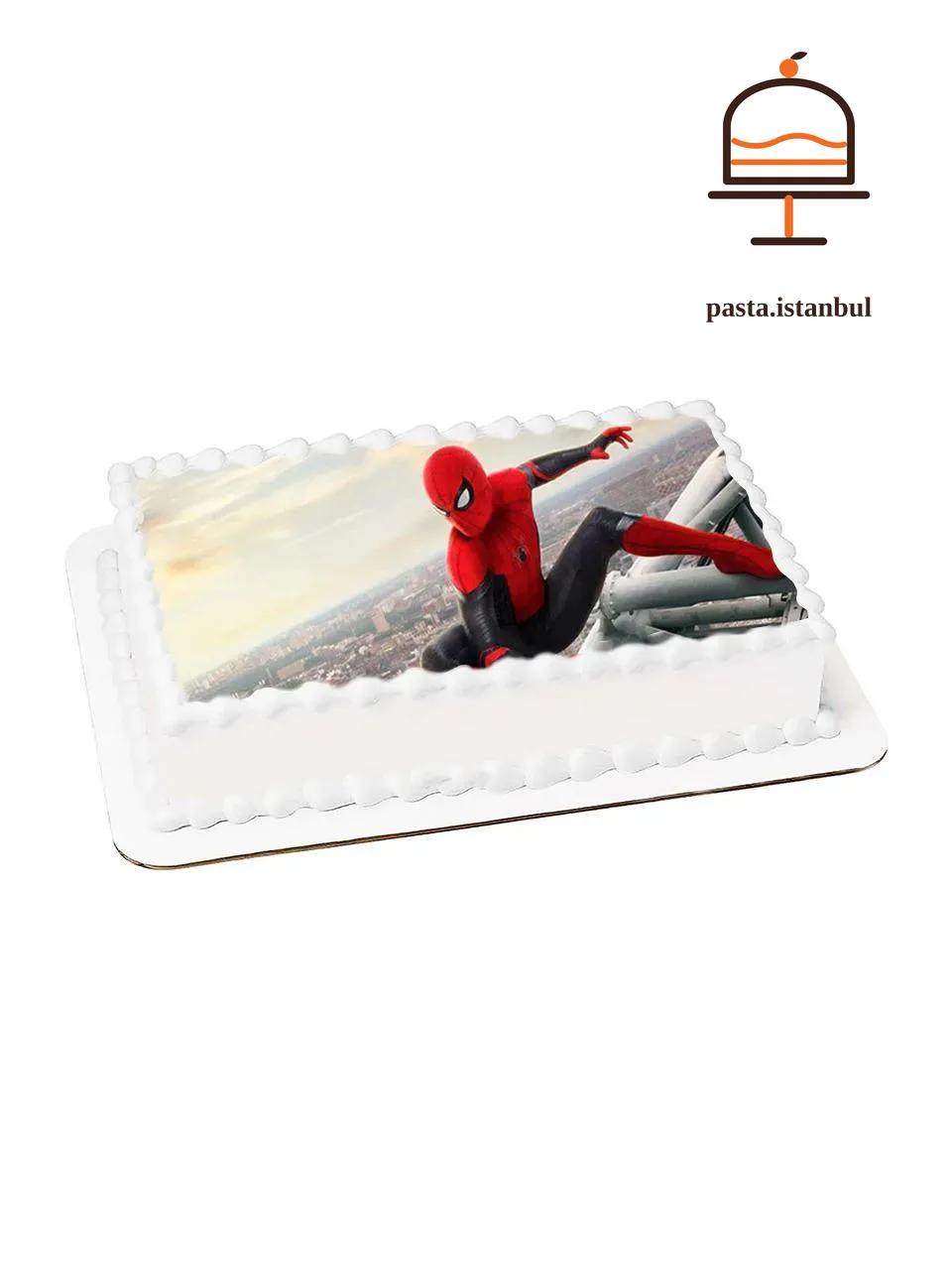 Spiderman Kare Resimli Pasta