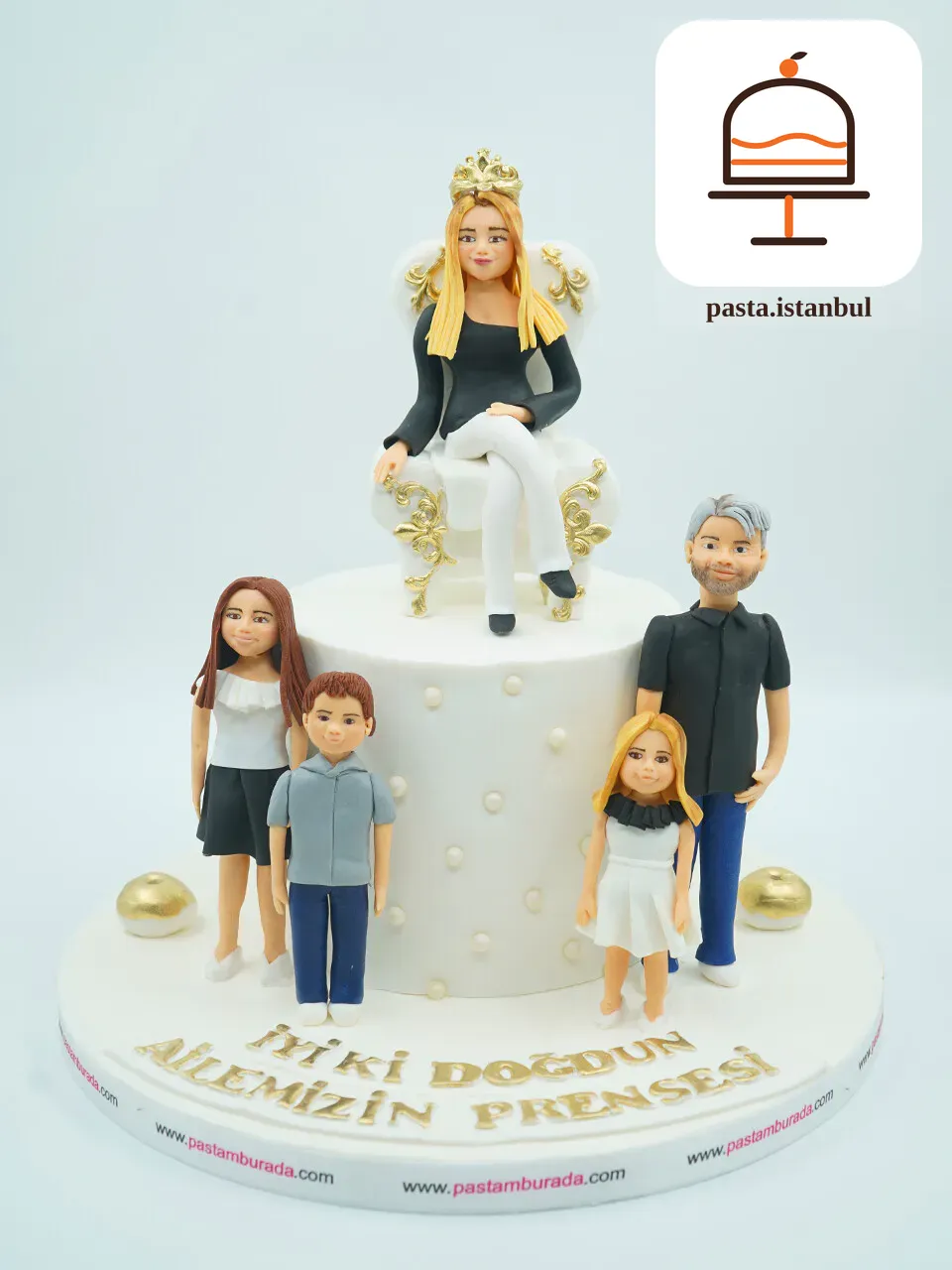 Aile Temalı Konsept Pasta