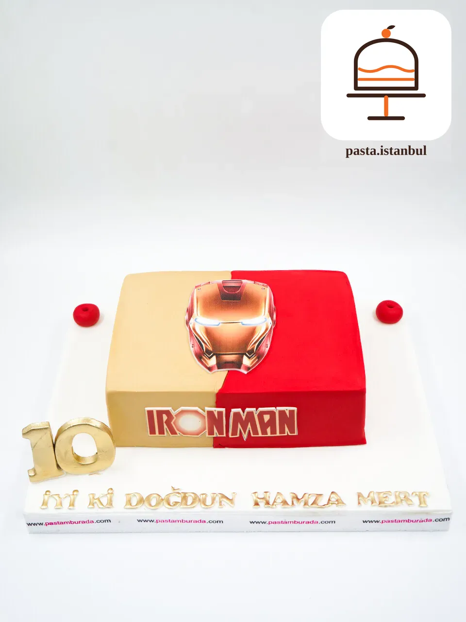 İron Man Tasarım Pasta
