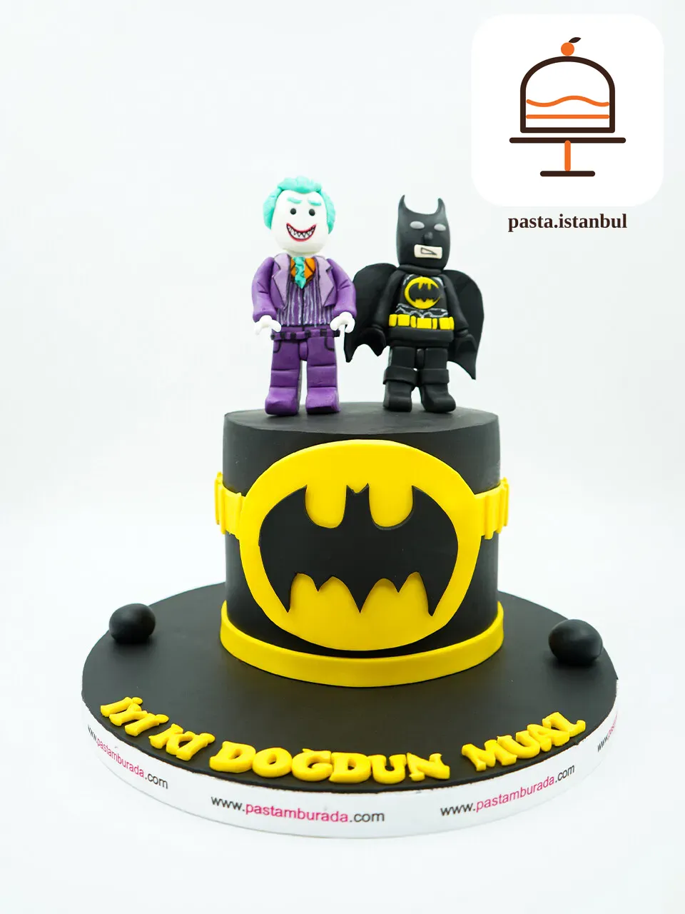 Batman Ve Joker Tasarım Pasta