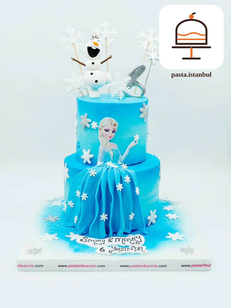Elsa ve Olaf Butik Pasta