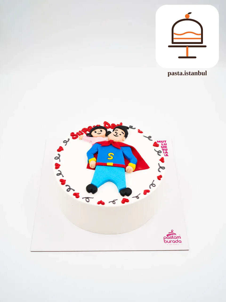 Super Dad Naked Cake