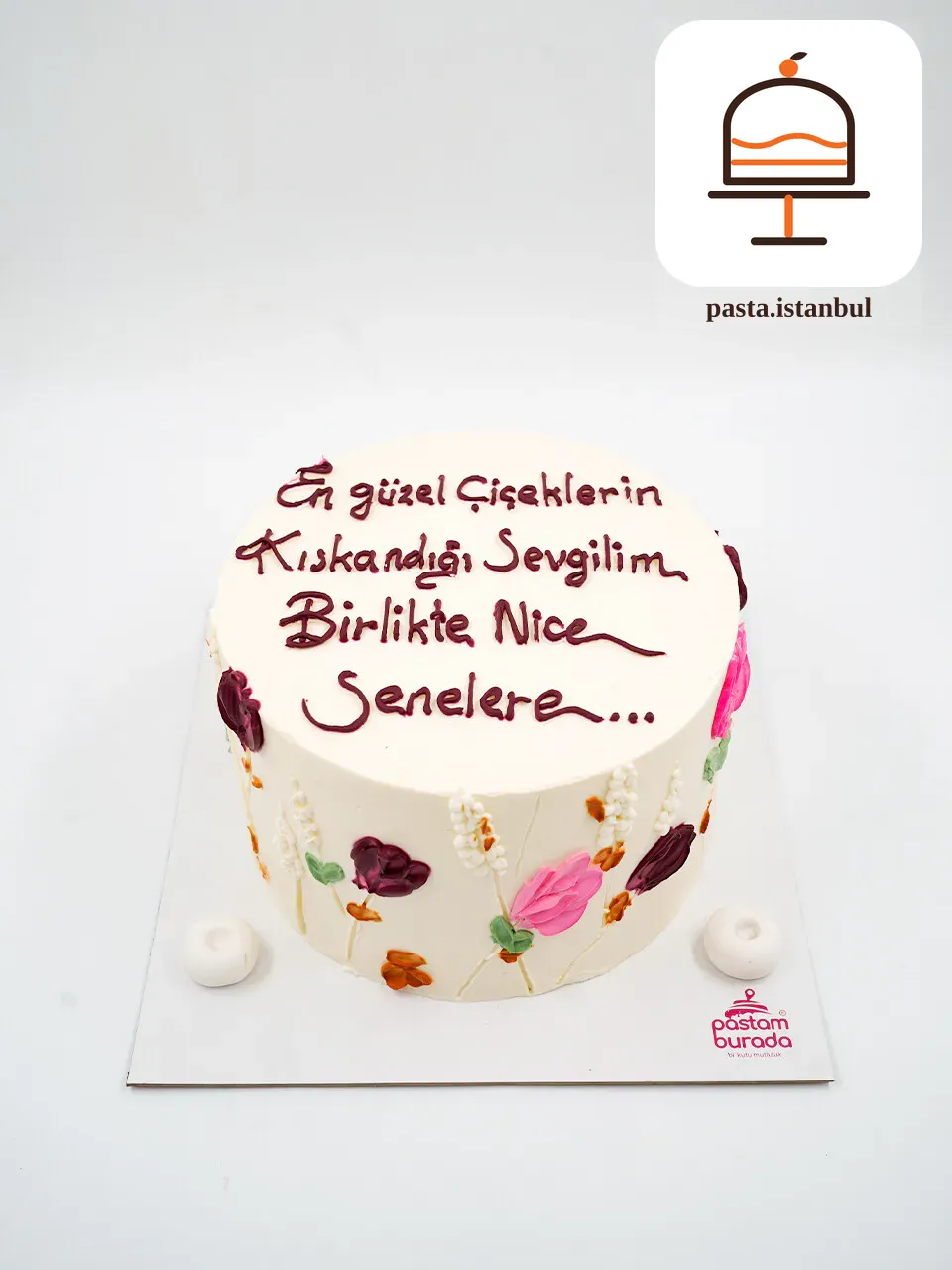 Çiçek Detay Naked Cake