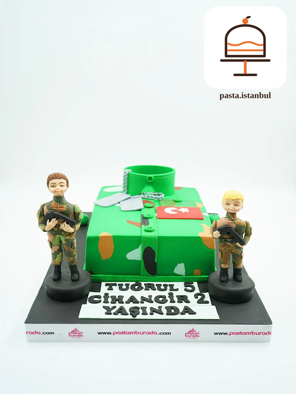 Asker Temalı Çocuk Figür Pasta