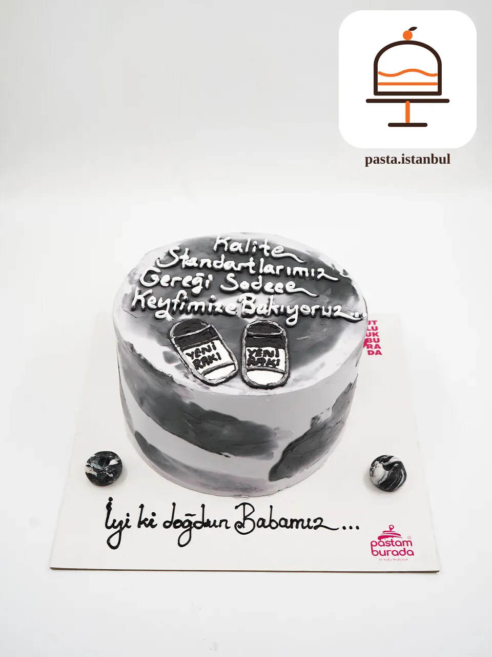 Rakı Detay Naked Cake