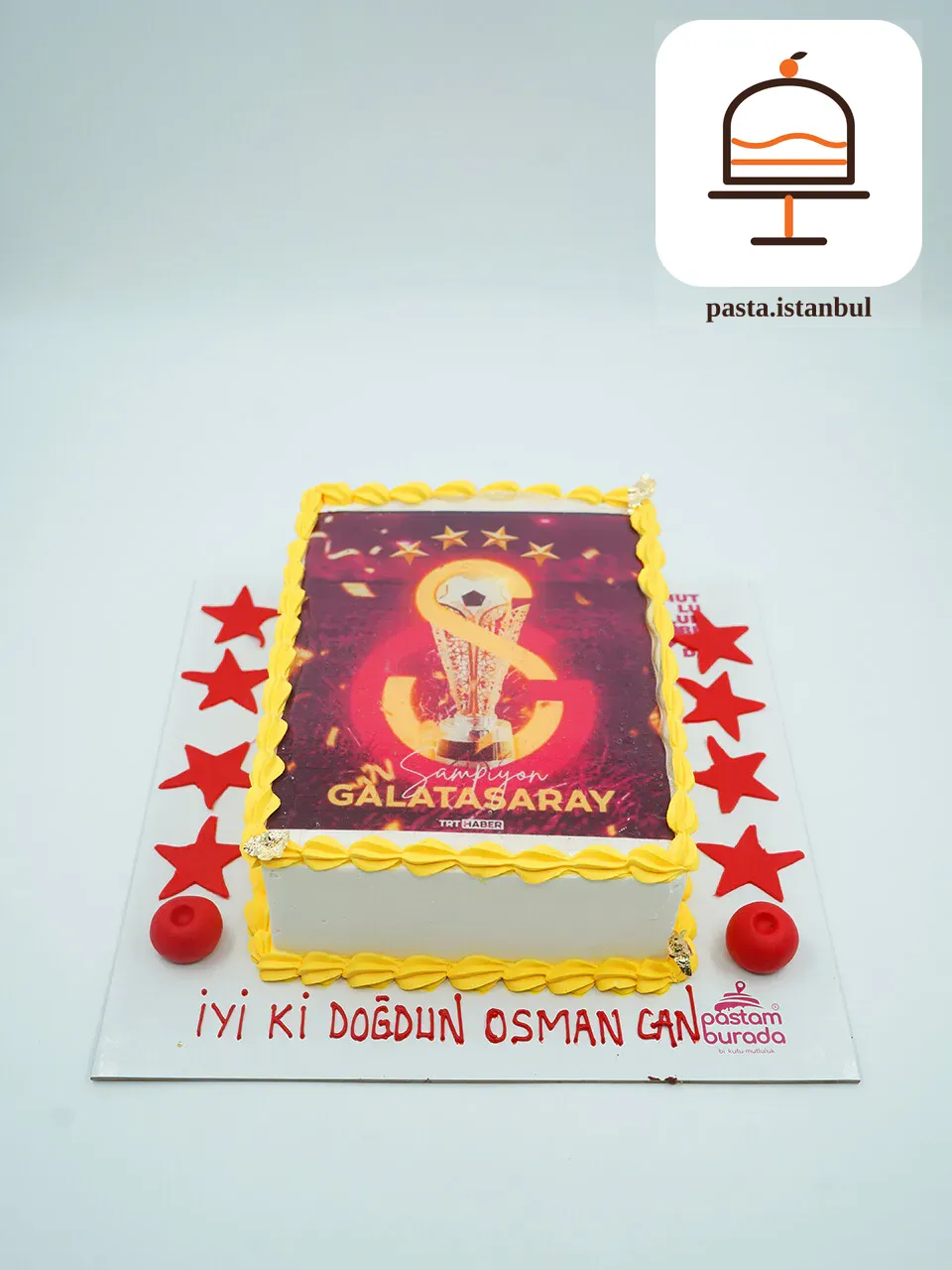 Galatasaray Temalı Resimli Pasta