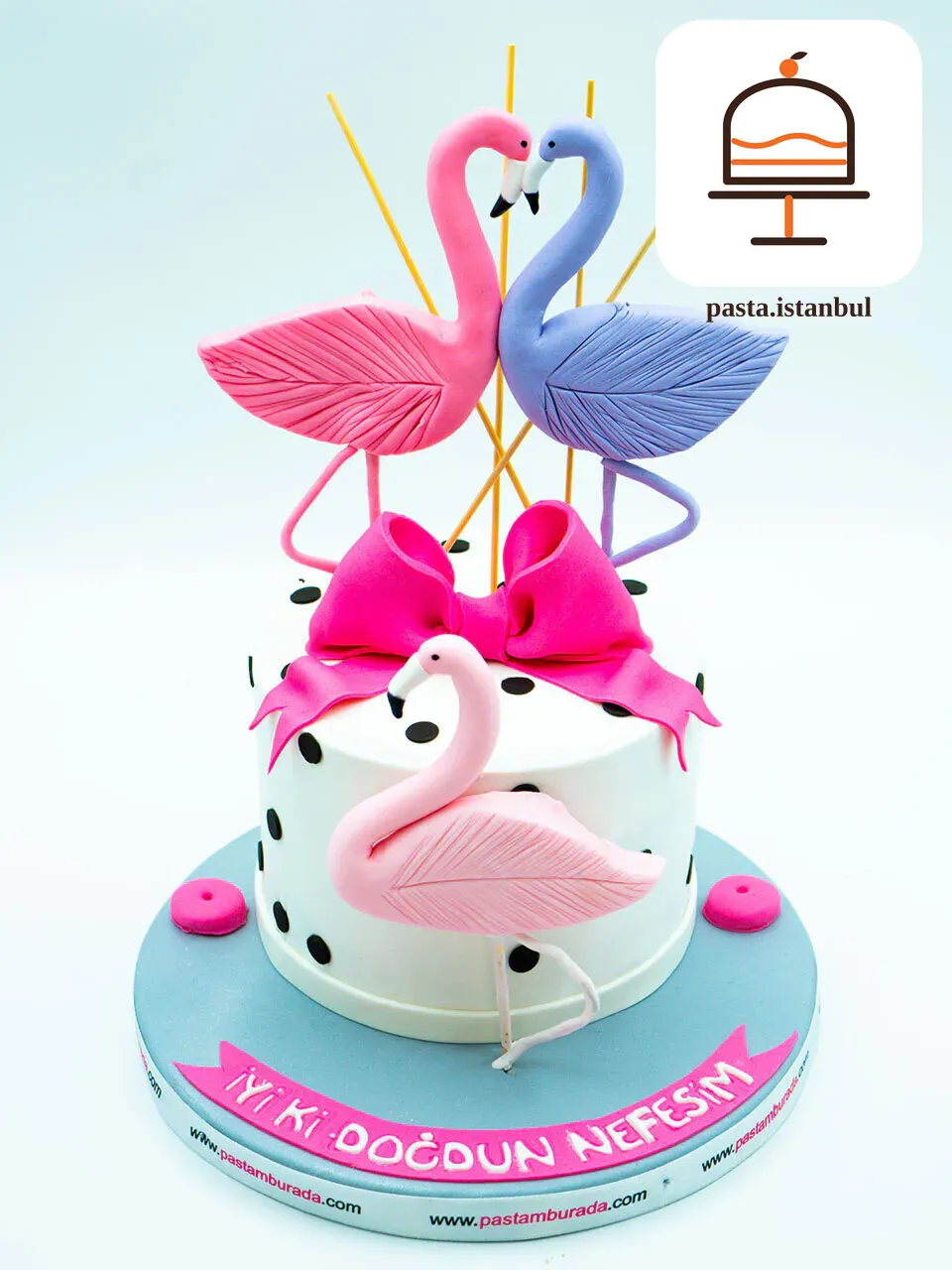 Flamingo Figürlü Konsept Pasta