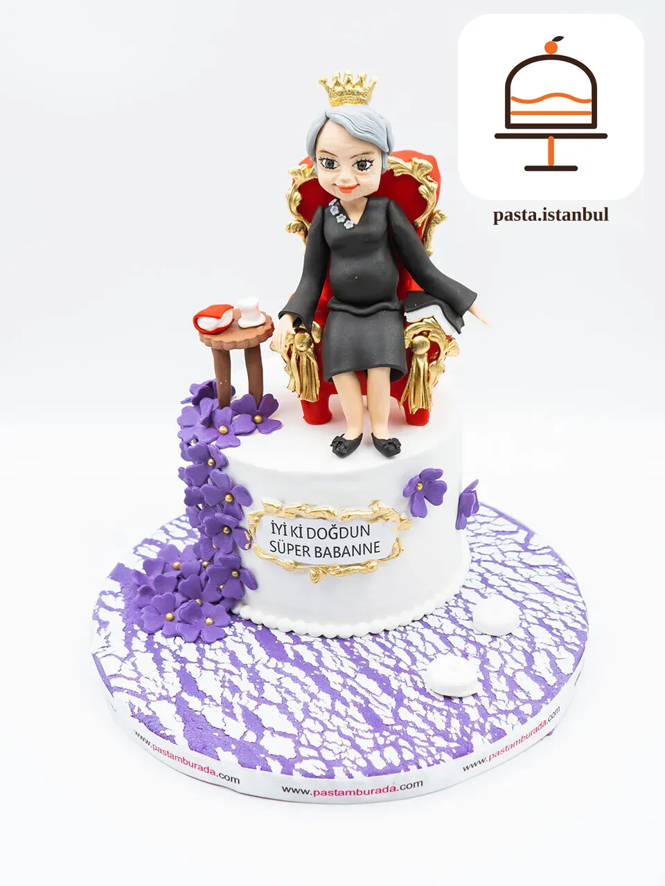 Babaanne Temalı Konsept Pasta