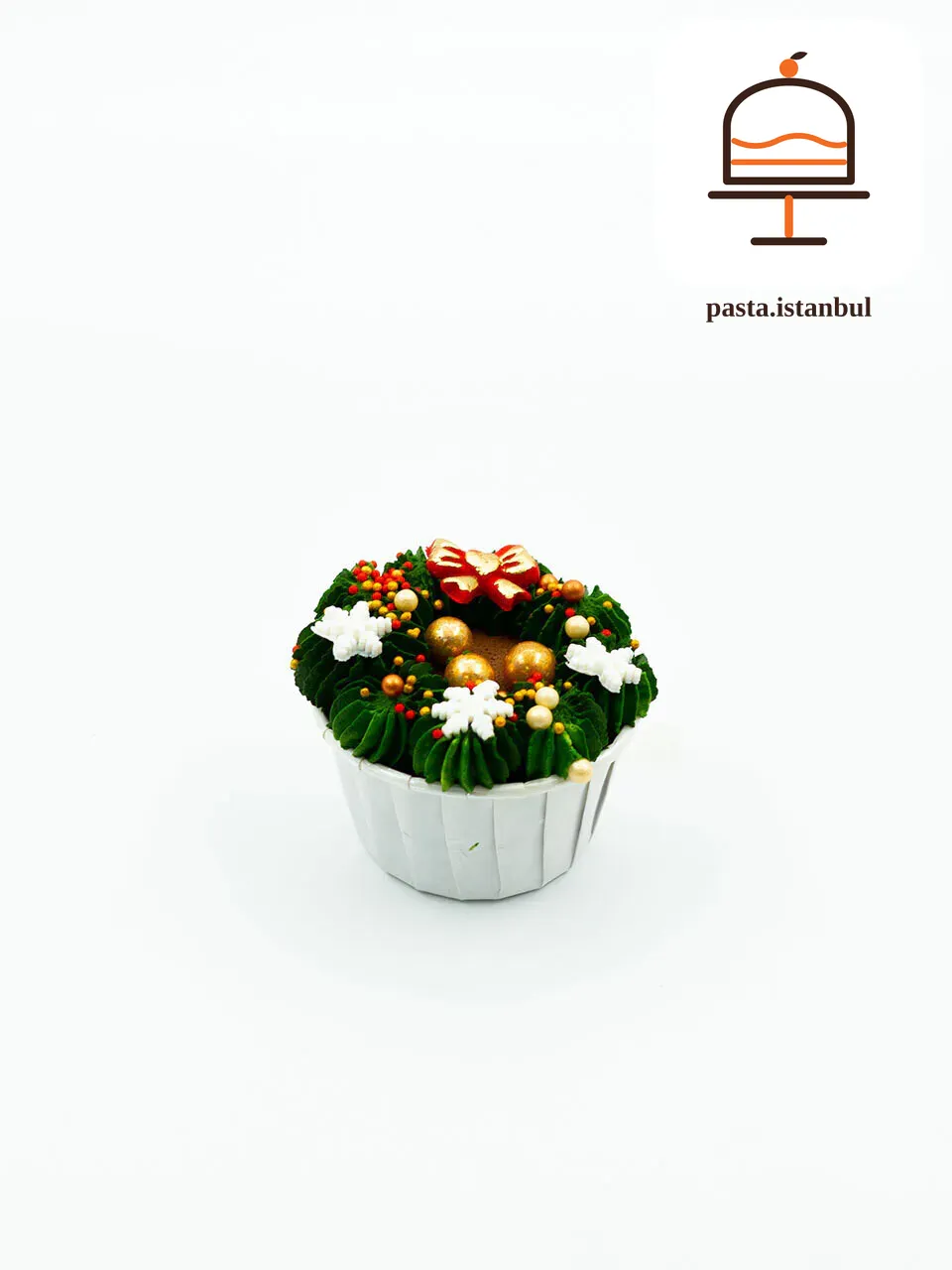 Kar Tanesi Yılbaşı Konsept Cupcake
