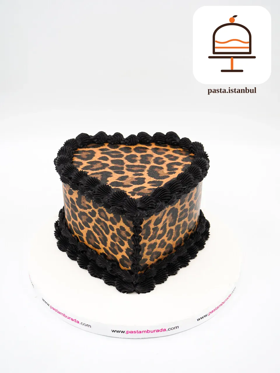 Leopar Detay Tasarım Pasta