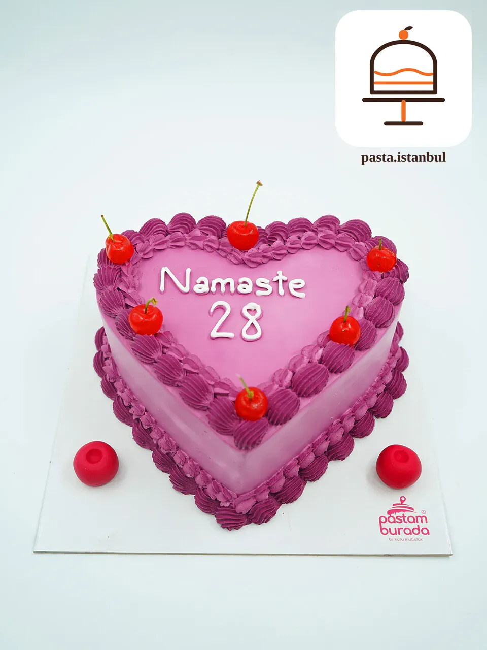 Kalp Detaylı Naked Cake