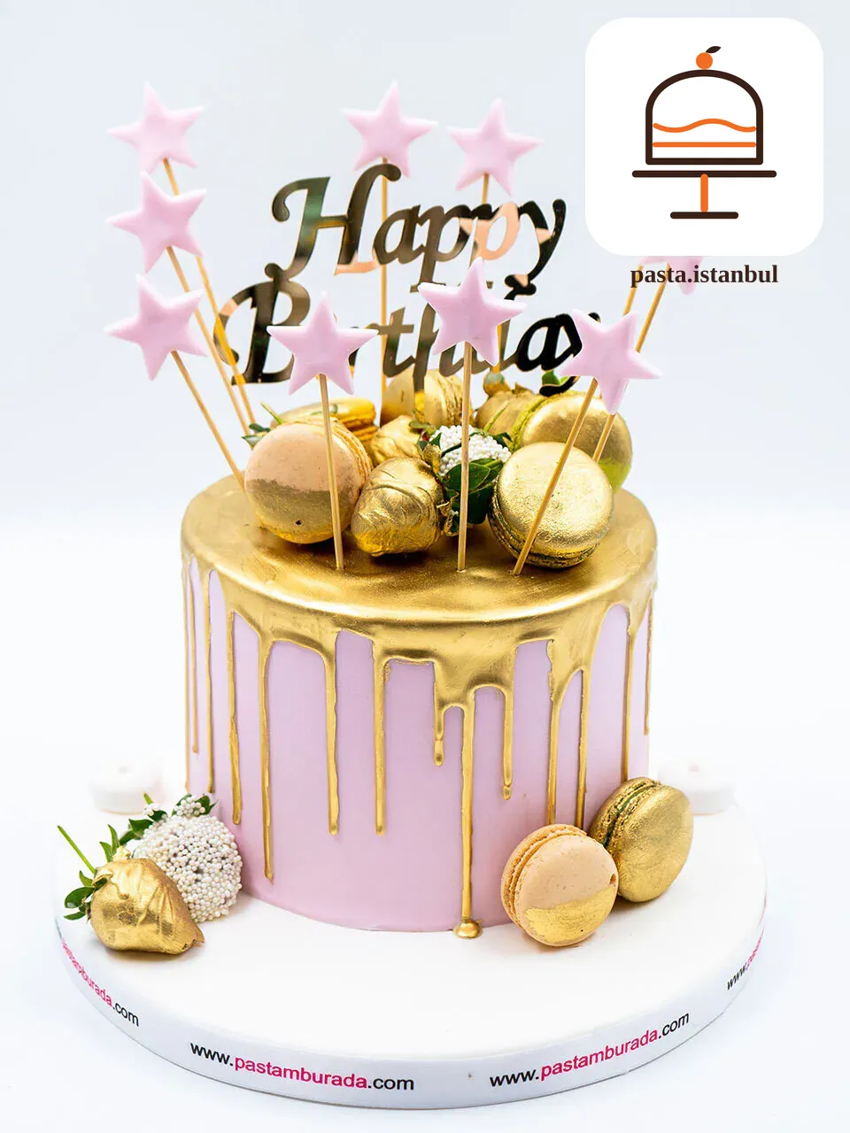 Macaron Temalı Pasta
