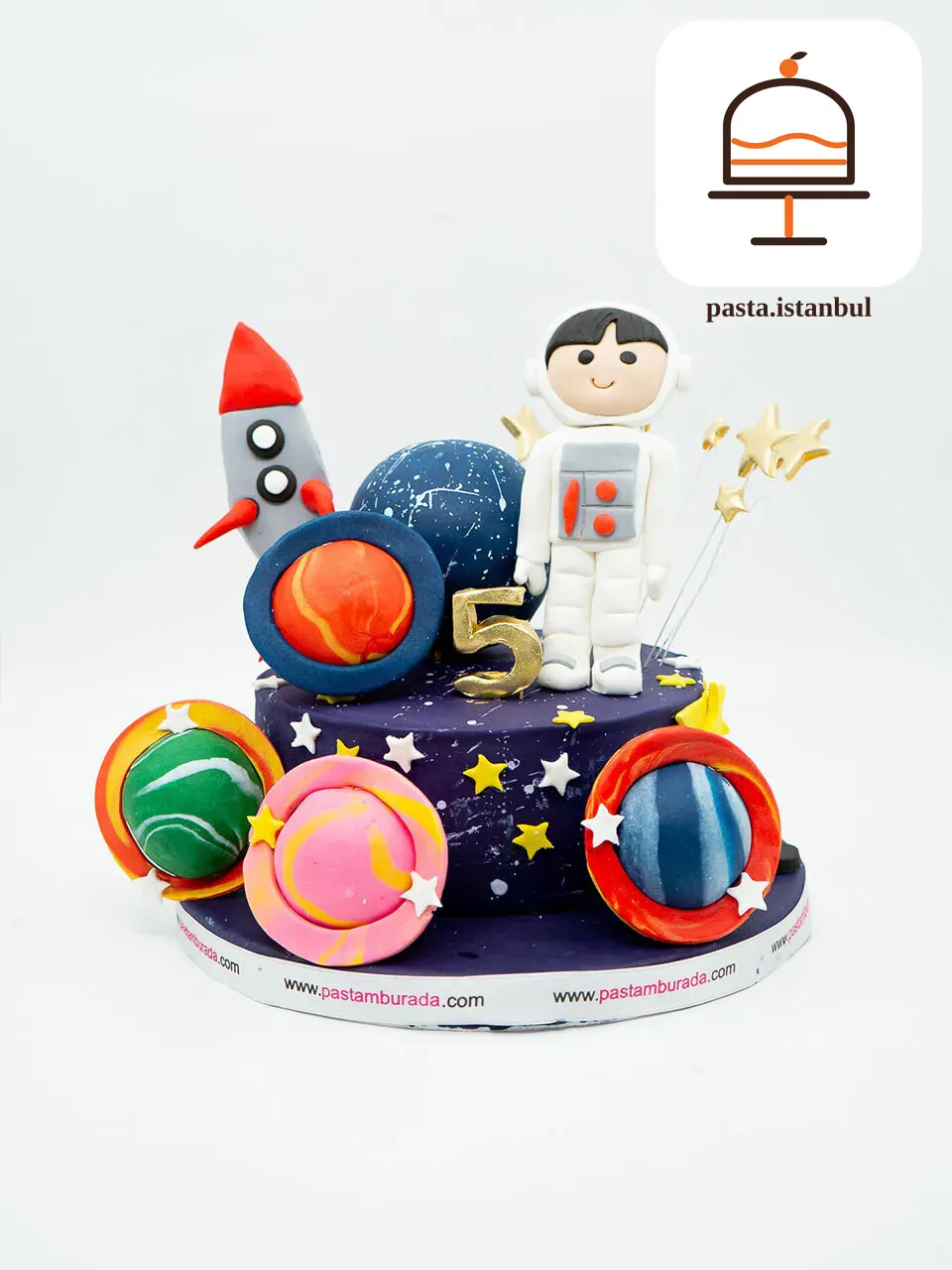 Astronot Erkek Çocuk Figür Pasta
