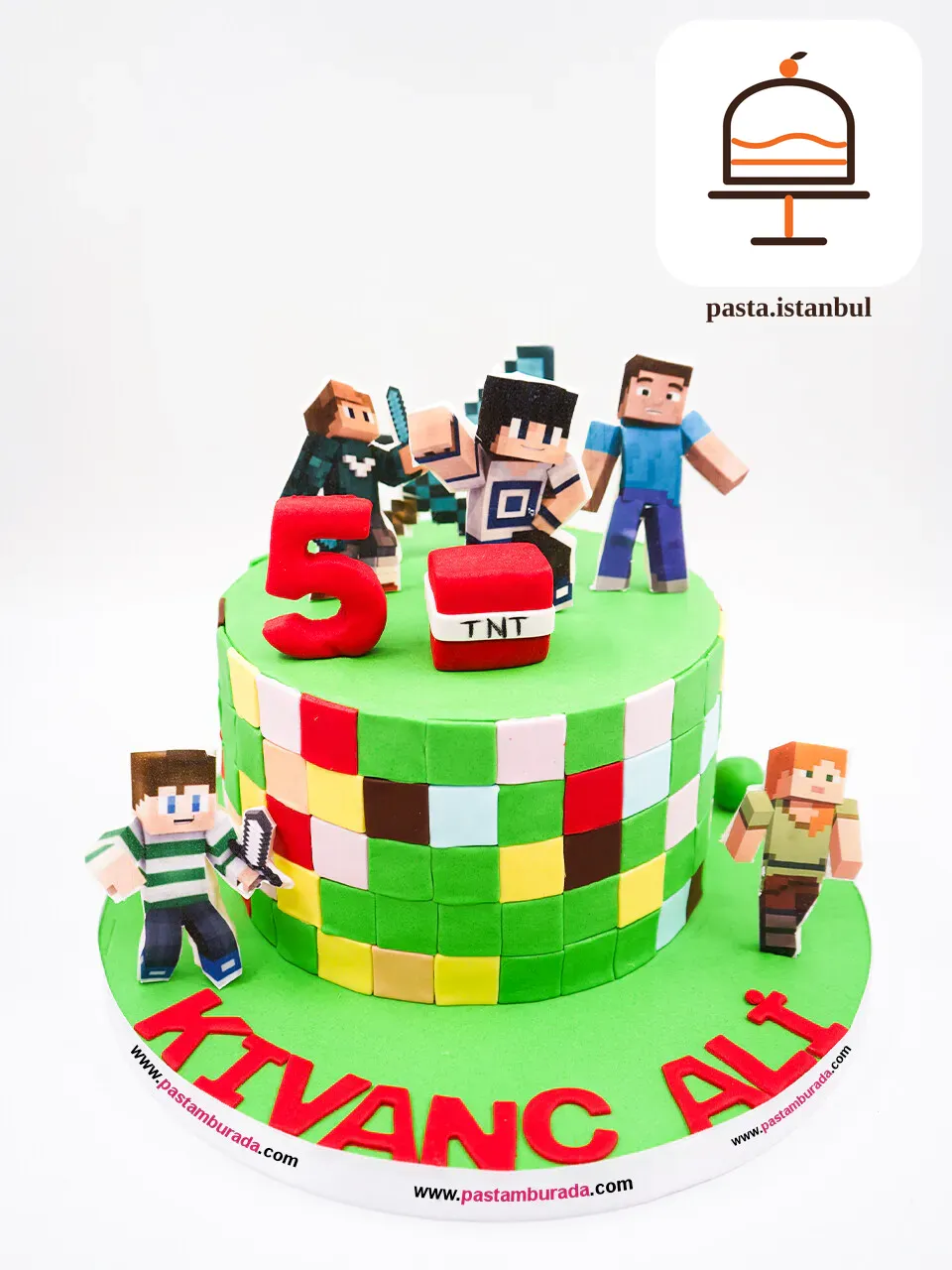 Minecraft Tasarım Pasta
