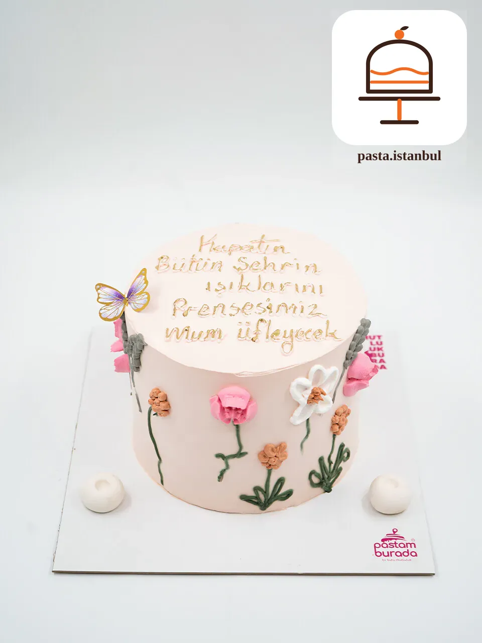 Çiçek Detay Naked Cake