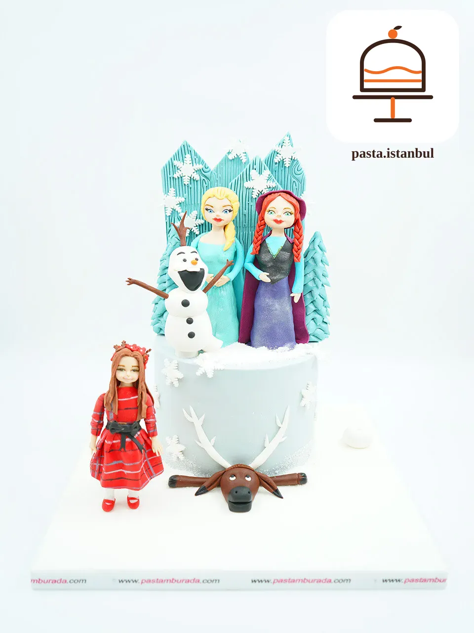 Elsa ve Anna Tasarım Pasta