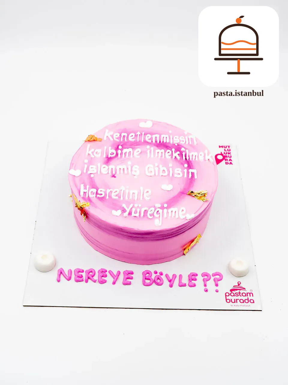 Yazılı Pembe Naked Pasta