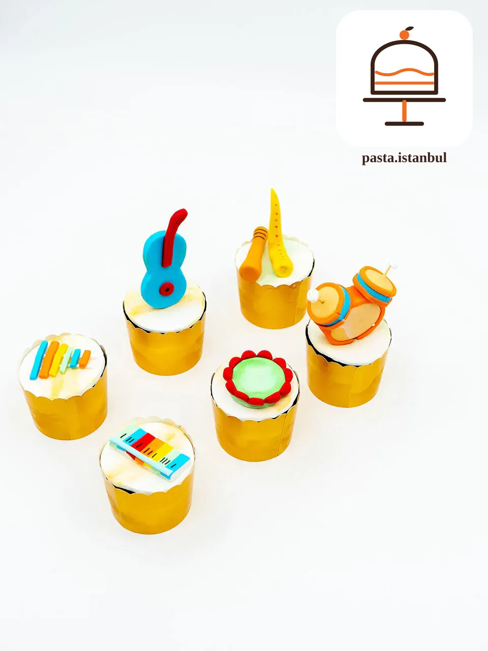 Müzik Konseptli Cupcake