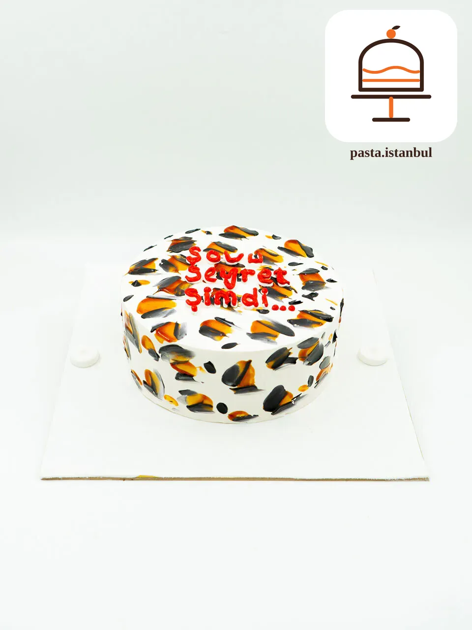 Leopar Desenli Sıvama Pasta