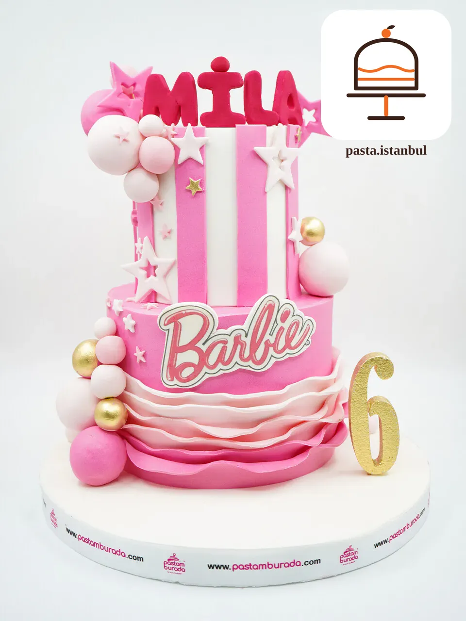 Barbie Tasarım Pasta