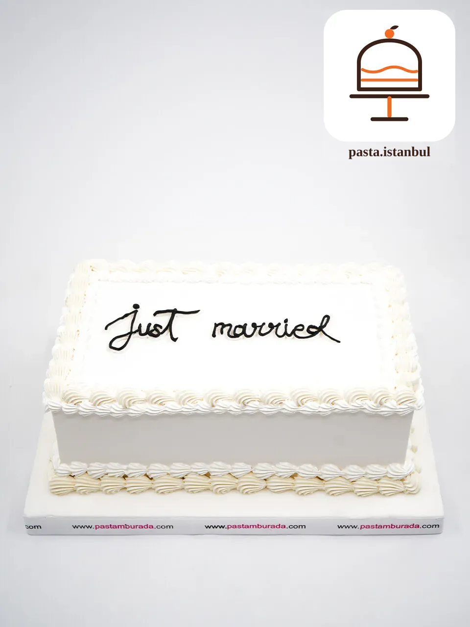 Beyaz Kare Naked Cake