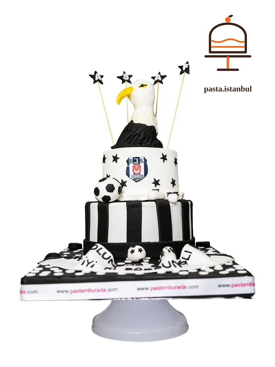 Beşiktaş Kartal Konseptli Pasta