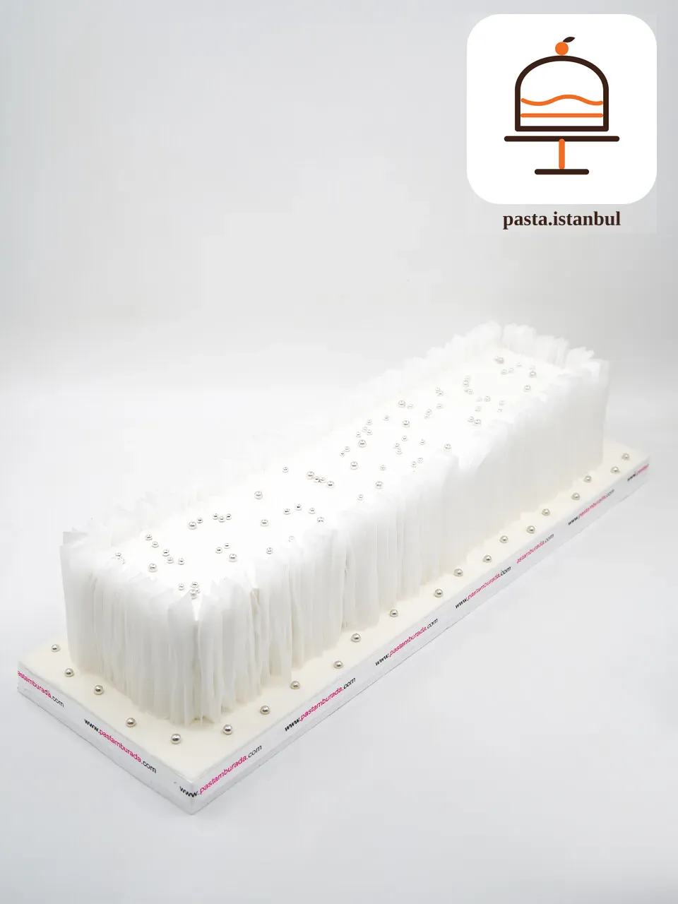 Beyaz Tasarım Söz Nişan Pastası