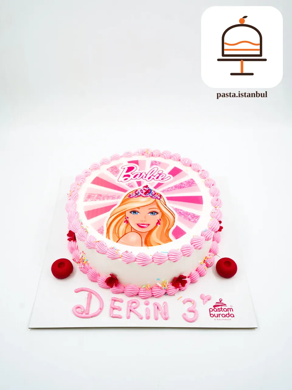 Barbie Resimli Pasta