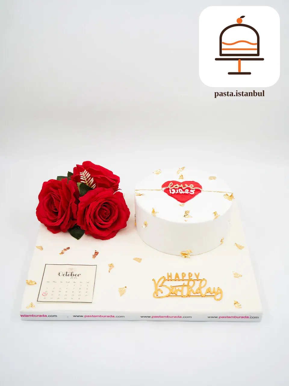 Gül Detay Naked Cake