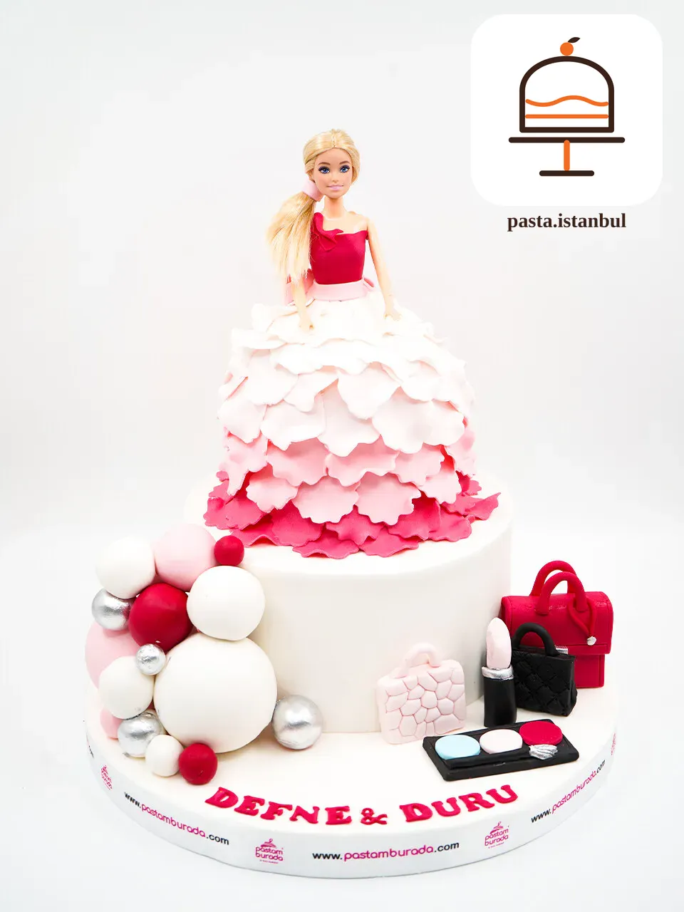 Barbie Konsept Tasarım Pasta