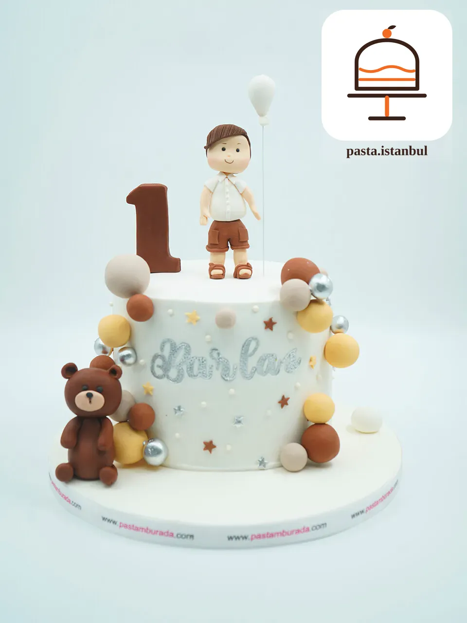 Erkek Çocuk ve Balonlar Pasta