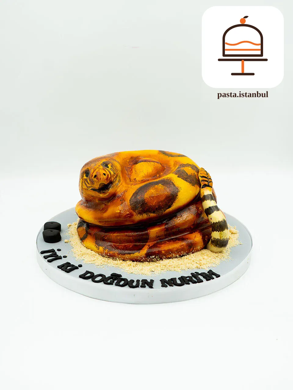 Yılan Şeklinde Model Pasta