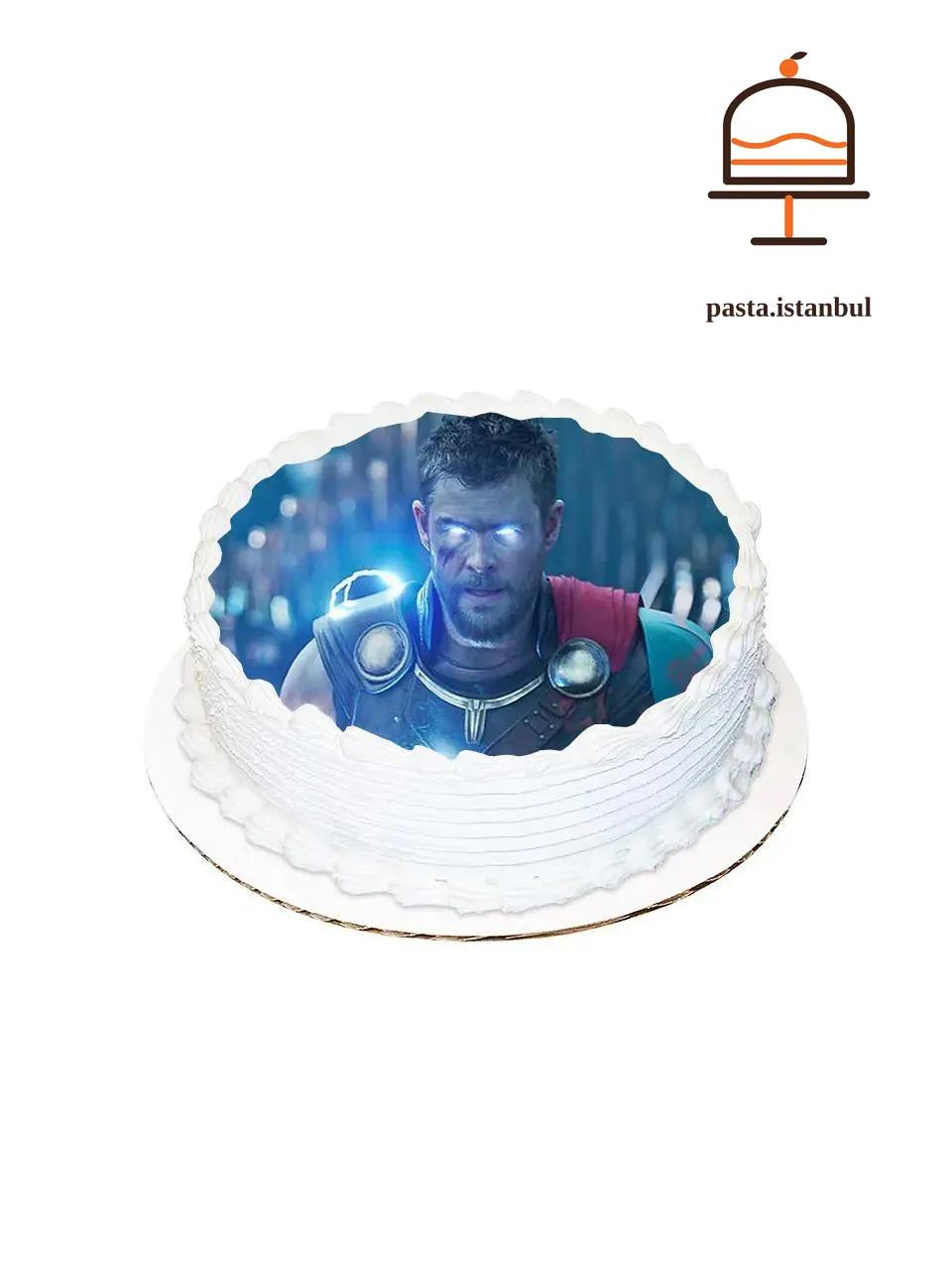 Thor Yuvarlak Resimli Pasta