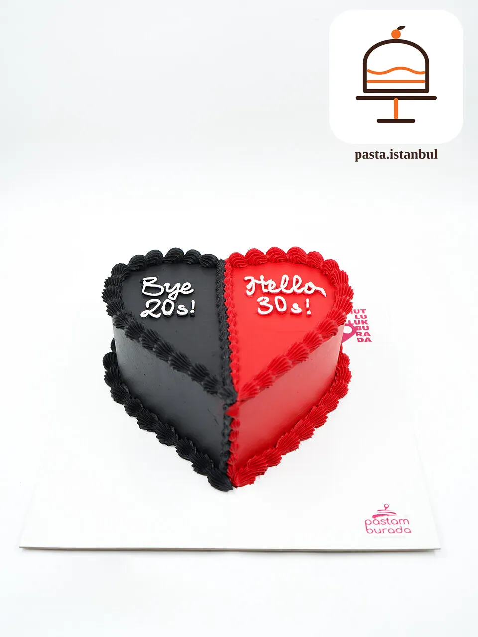 Kalp Tasarım Naked Cake