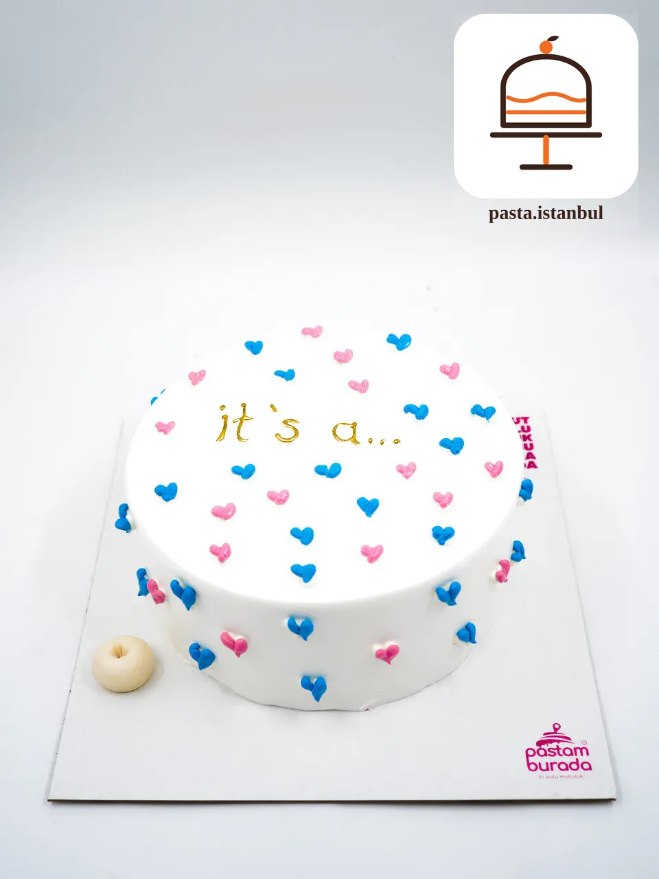 Cinsiyet Partisi Konsept Naked Cake
