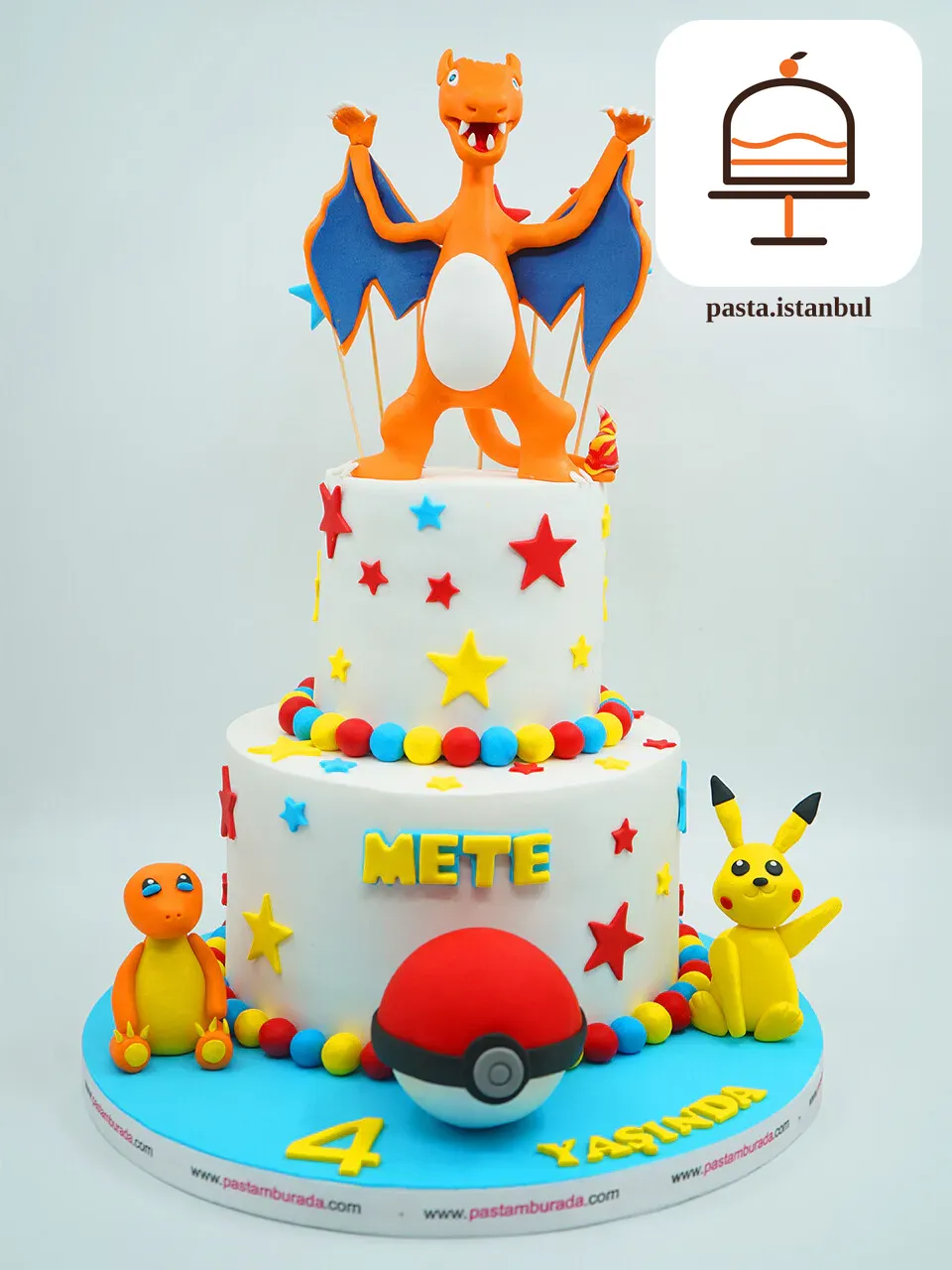 Pokemon Tasarım Pasta